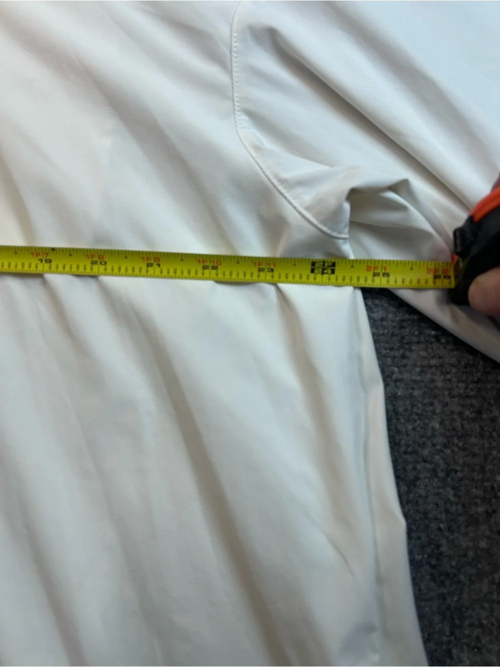 Nike 24.7 Technical Stretch White Casual Button-Down Long Sleeve Shirt